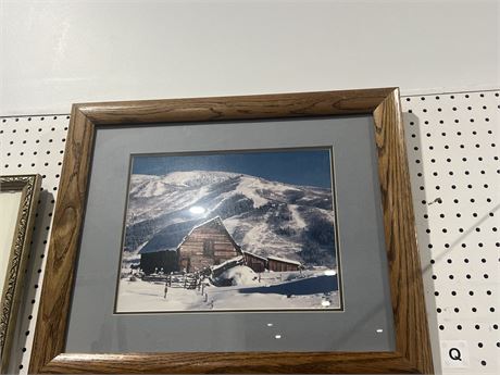 Signed Print "Steamboat Barn" by Thomas D. Mangelsen