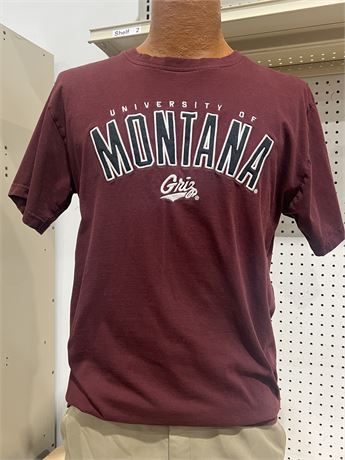 Proedge University of Montana Grizzlies Cotton Short Sleeve Shirt Size L