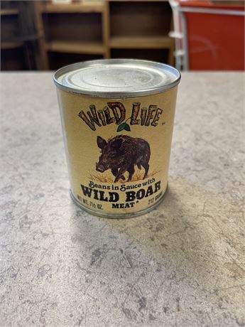 Can of Wild Boar Meat…7 1/2 oz