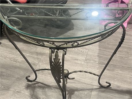 Glass Side Table