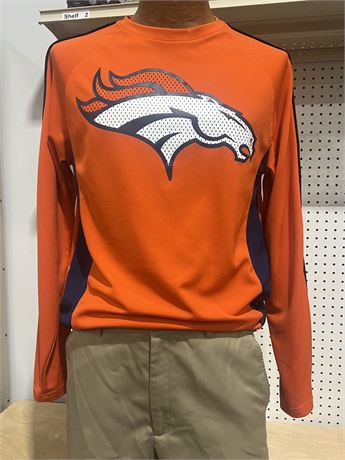 Denver Broncos NFL Team Apparel Long Sleeve Shirt Size M