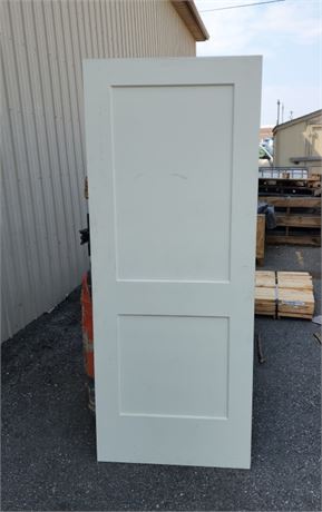 Two Panel Wood Door Slab - 32x80