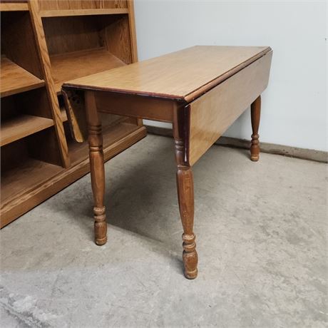 Vintage Drop Leaf Kitchen Table - 48x36