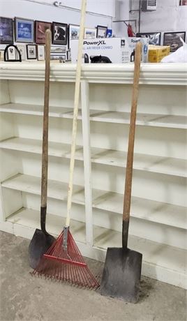 Shovel Pair & Rake