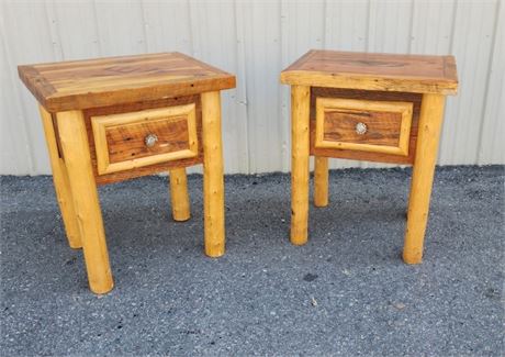 Custom Made Rawolf Style End Table Par 24x19x29