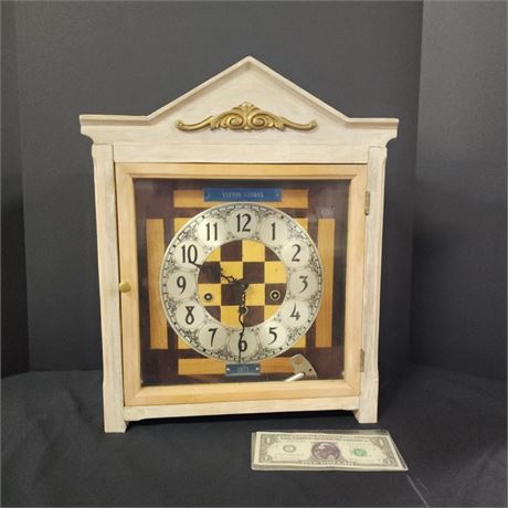 Custom Made Mantle Clock w/ Key