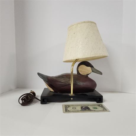 Hand Crafted Duck Table Lamp