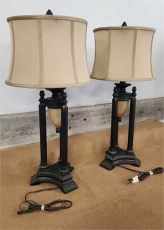 2 Lamps 29" Tall