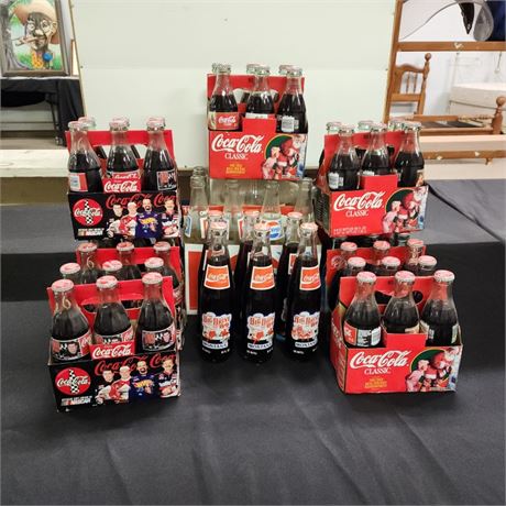 Collectible Coca-Cola Bottles 6pck