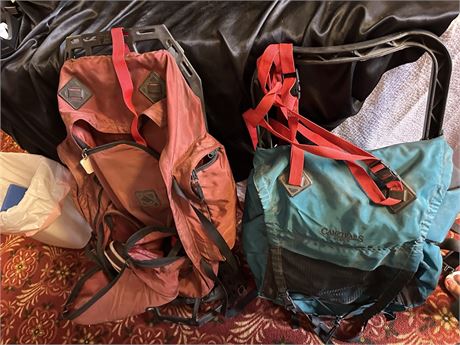 2 Hiking Backpacks