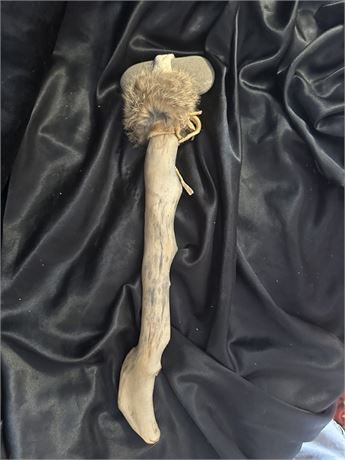 Old Handcrafted Cave Man Tomohawk