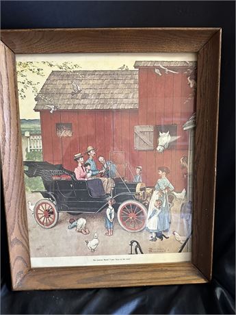 Norman Rockwell’s The famous Model T was “boss of the road”