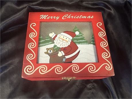 Christmas Box w/ 5 very cute ornaments