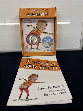 I NEED A NEW BUTT Game and Book