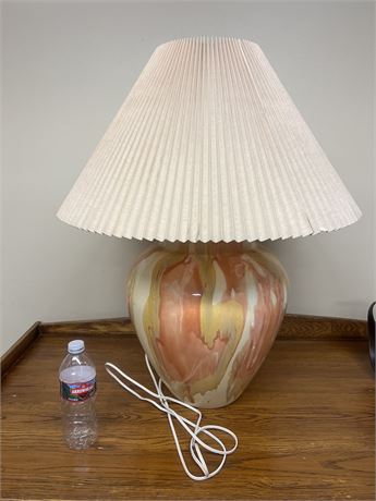 MCM 1990s Glazed Lamp