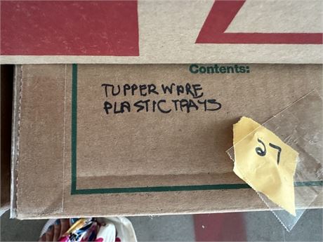 Another Box-This one says Tupperware! 🤗