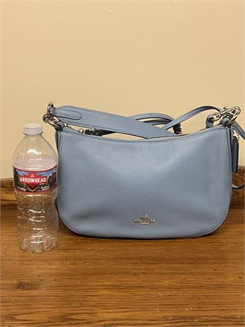 Coach Sutton Polished Pebble Leather Crossbody Bag