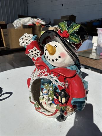 Wonderful 1.5” Tall Christmas Light Up Snowman