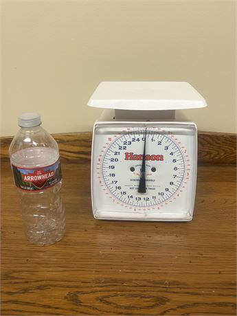 Vintage Hanson White 25lb Plastic Scale