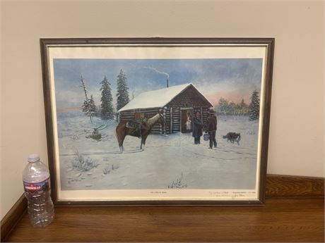 Bill Rains Limited Edition Offset Lithograph “The Circuit Rider”