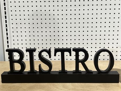 “Bistro” Black Sign