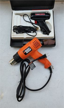 Heat Gun & Solder Gun Pair