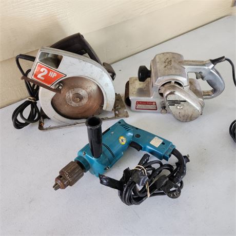 Circular Saw/Belt Sander/Drill