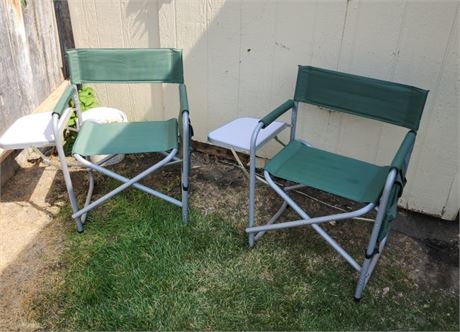 Camping Chairs w/ Side Tables