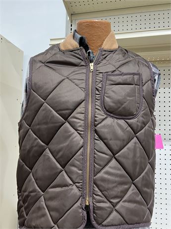 Red Head Brand Brown Puffer Vest