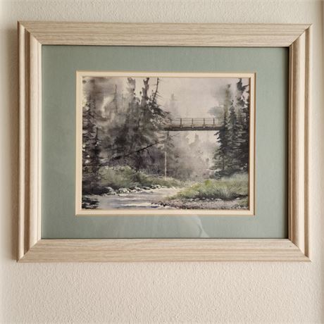 Framed Water Color