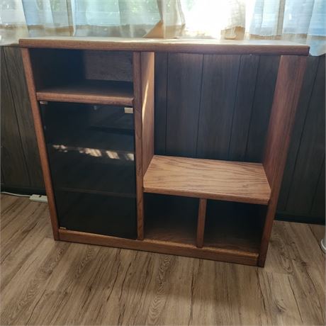 Oak Media Cabinet-Great for repurposing!