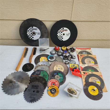 Assorted Saw/Cut Off Blades/Buffers