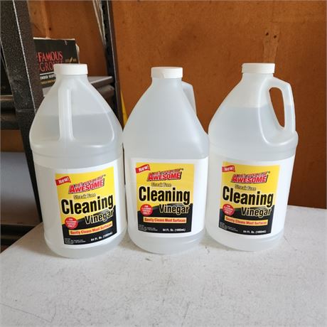 Cleaning Vinegar Jug Trio