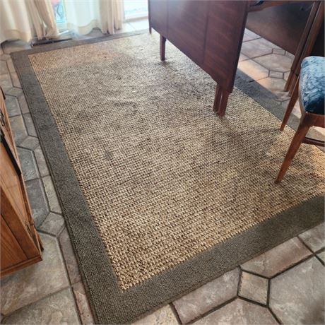 Green/Tan Area Rug -