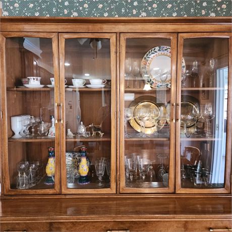 Everything on the Shelves of this Cabinet-Buyer takes it all-bring packing/boxes