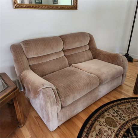 Clean, Comfy Love Seat Sofa