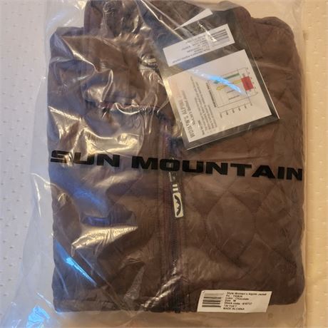 NEW Sun Mountain Chocolate Brown Jacket - Sz Med