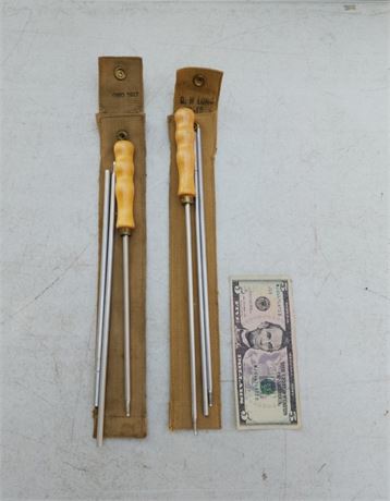 Military Gun Cleaning Rod Pair