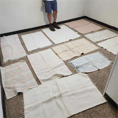 11 Kitchen/Bath Rugs - Nice & Clean!