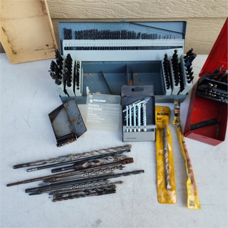 Assorted Drill Bits & Indexes