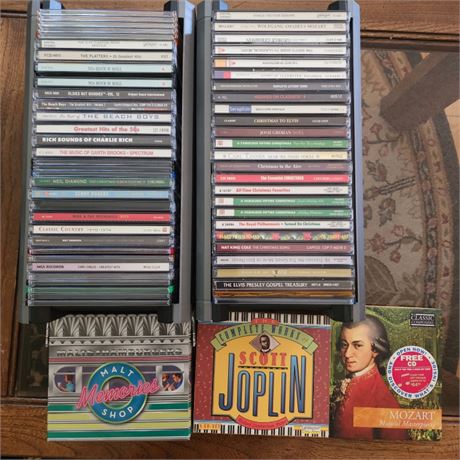 Music CD's & Caddy