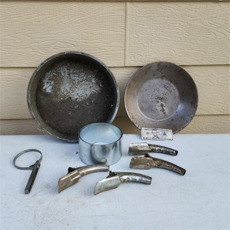 Vintage Pans & Oil Spouts