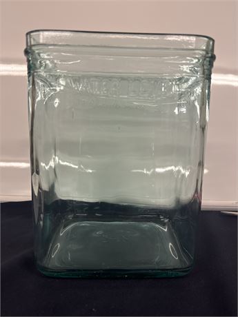 Antique Aqua Blue Glass Battery Jar