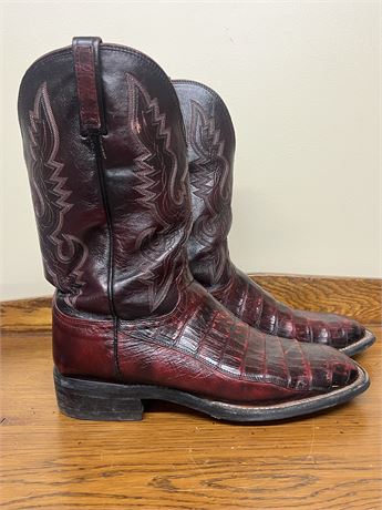 Size 12 ARIAT Black Cherry Cowboy Boots