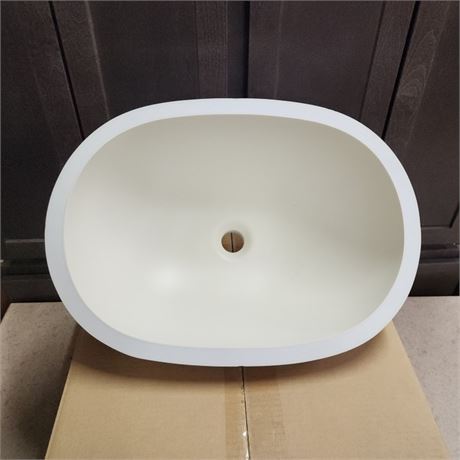 NEW Karran Oxford Bisque Undermount Sink #5 - 21⁷∕₈ x 15³∕₄ x 6½