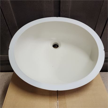 NEW Karran York Bisque Undermount Sink  #1  - 18½ x 15 x 5¼