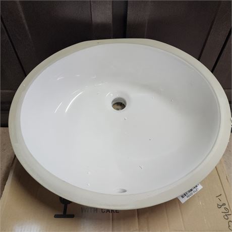 New Porcelain Lavatory Sink - 17x14