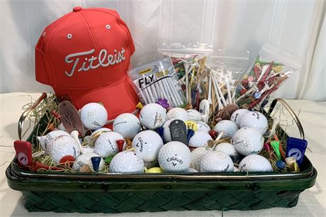 Golf Essentials Basket