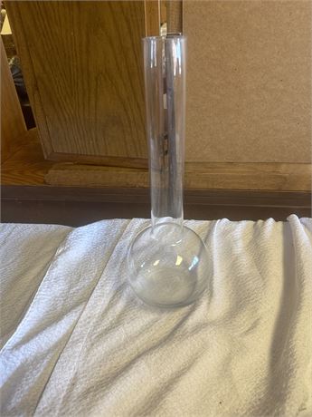 Handmade Clear Glass Vase