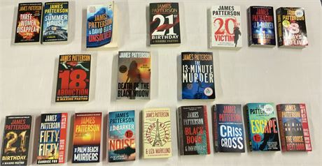 Lot of James Patterson Books